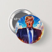 トランプMAGA 2024アメリカを取り戻す 缶バッジ (正面&裏面)