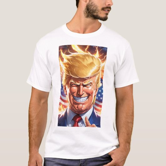 トランプMAGA 2024アメリカを取り戻す Tシャツ (正面)