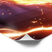 トランプMAGA 2024アメリカ救光沢ポスター ポスター (コーナー)