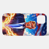トランプMAGA 2024アメリカ救iPhone / iPadケース Case-Mate iPhoneケース (裏面 (横))