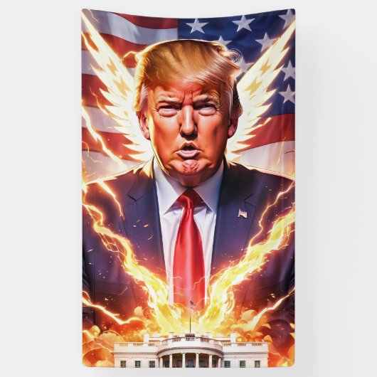 トランプMAGA 2024アメリ救カ 横断幕 (縦)