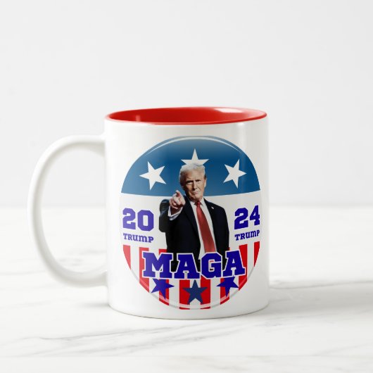 トランプMAGA 2024 ツートーンマグカップ (左)