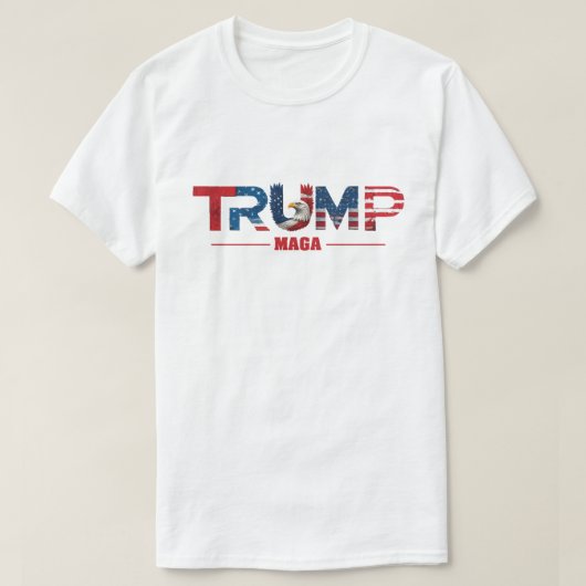 トランプMAGA 2024 Tシャツ (デザイン正面)