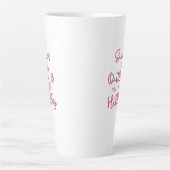 トランプMAGA 24の速さ、スワイプの愛トランプ カフェラテマグ (正面)