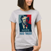 トランプNope No Way Tシャツ (正面)