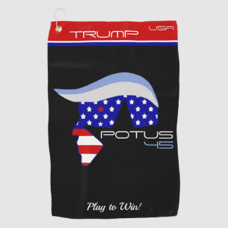 トランプPOTUS19ゴルフタオル ゴルフタオル