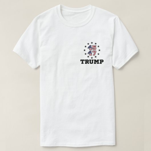 トランプQRコード、45/47トランプYMCAダンスQRコード Tシャツ (デザイン正面)