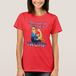 トランプTシャツのためのミズーリの女性 Tシャツ