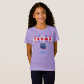 トランプTシャツのスクールキッズ2 Tシャツ (正面フル)