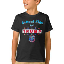 トランプTシャツのスクールキッズ3