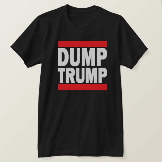 トランプTシャツを捨てる Tシャツ (デザイン正面)