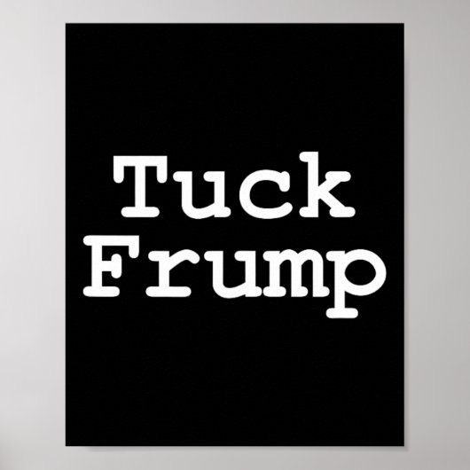 トランプTシャツタックフランプ ポスター (正面)