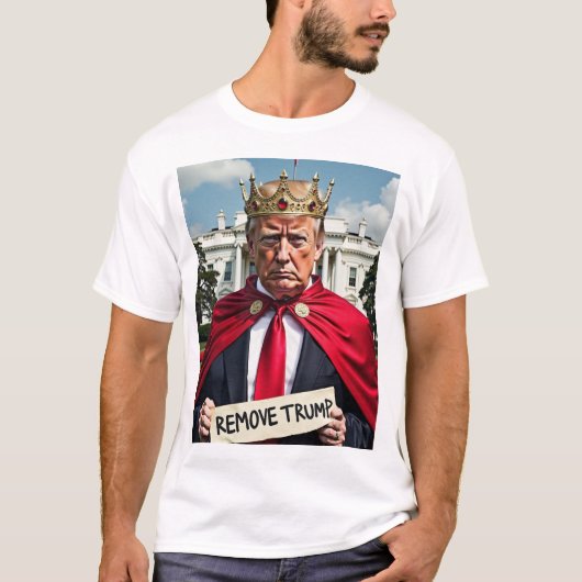 トランプTシャツ王になりたい Tシャツ (正面)