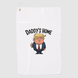 トランプTAKEアメリカバックダディーズホーム ゴルフタオル