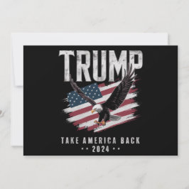 トランプTake America 2024年選挙ヴィンテージ 招待状