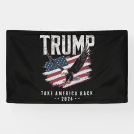 トランプTake America 2024年選挙ヴィンテージ 横断幕