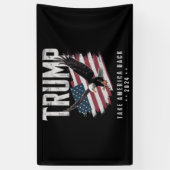 トランプTake America 2024年選挙ヴィンテージ 横断幕 (縦)
