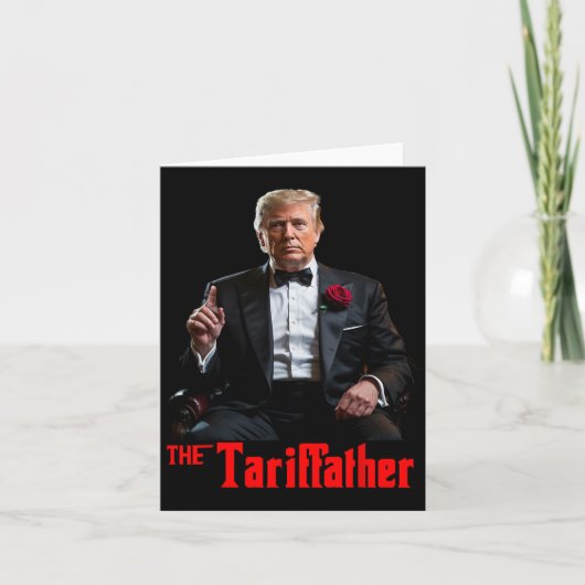 トランプTariffather Tariffinator解放の日タリ カード (正面)