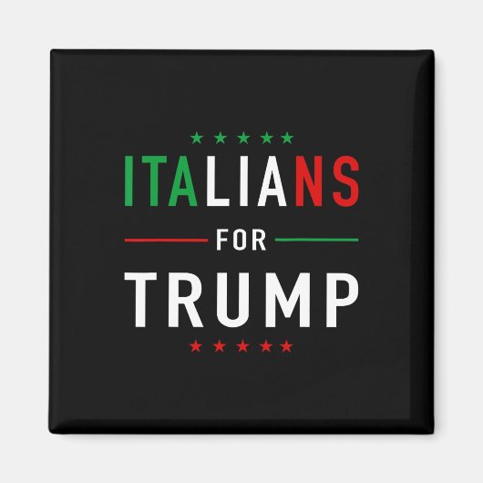 トランプTee ProトランプItalianoサポーター用 マグネット (正面)