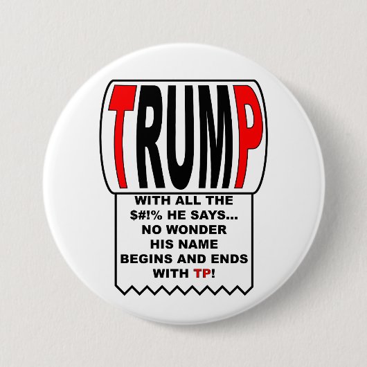 トランプTP! 缶バッジ (正面)