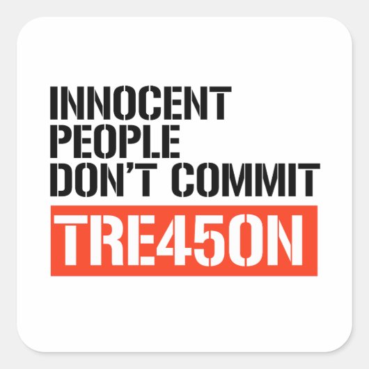 トランプTRE45オン スクエアシール (正面)