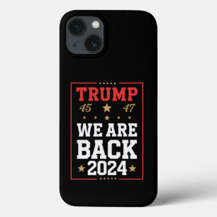 トランプUSAフラグ選挙勝者47代45代 我々は帰ってきた iPhone 13ケース