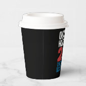 トランプVance 2024アウトローヒルビリー米国国旗のヴィンテージ 紙コップ (右)