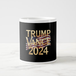 トランプVance 2024アメリカはっきりした向けビジョン、マグカップ ジャンボコーヒーマグカップ