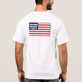 トランプVance 2024アメリカ国旗Tee Tシャツ