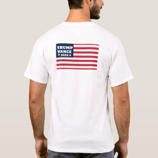 トランプVance 2024アメリカ国旗Tee Tシャツ