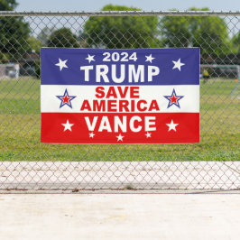 トランプVANCE 2024ア救メリカ 横断幕