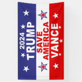 トランプVANCE 2024ア救メリカ 横断幕 (縦)