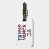 トランプVance 2024キャンペーンロゴ ラゲッジタグ (正面縦)