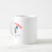 トランプVance 2024ザ救リスズ コーヒーマグカップ (正面左)