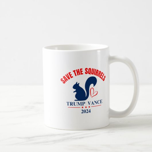トランプVance 2024ザ救リスズ コーヒーマグカップ (右)