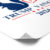 トランプVance 2024ザ救リスズ ポスター (角)