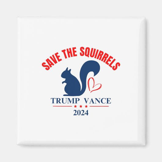 トランプVance 2024ザ救リスズ マグネット (正面)