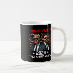 トランプVance 2024ドナルドトランプJ.d. Vance船に乗る コーヒーマグカップ