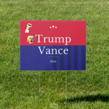 トランプVance 2024ヤード標識