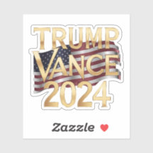 トランプVance 2024保守的な値，シール