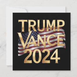 トランプVance 2024保守的な値,シール 招待状