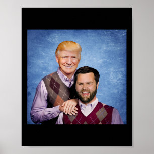 トランプVance 2024兄弟ギフトおもしろいトランプとTr ポスター