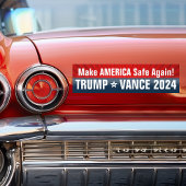 トランプVance 2024再びアメリカを安全にする バンパーステッカー