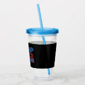 トランプVance 2024大統領47米国ヴィンテージ アクリルタンブラー (左)