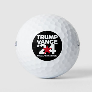 トランプVance 2024投票トランプ2024選挙 ゴルフボール