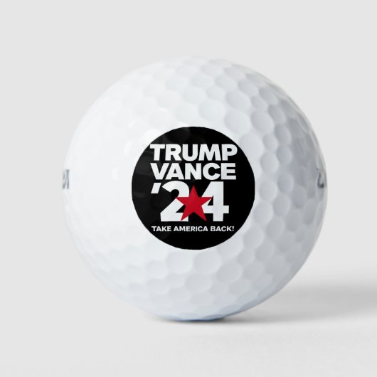 トランプVance 2024投票トランプ2024選挙 ゴルフボール (正面)