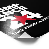 トランプVance 2024投票トランプ2024選挙 フォトプリント (角)