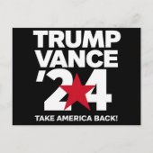 トランプVance 2024投票トランプ2024選挙 ポストカード (正面)