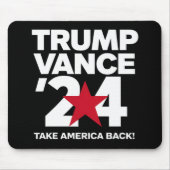 トランプVance 2024投票トランプ2024選挙 マウスパッド (正面)