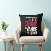 トランプVance 2024米国国旗でアメリカを連れ戻す クッション (椅子)